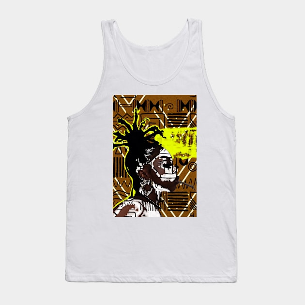 Afrocentric honey, smoking sexy Tank Top by Roxbuc